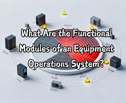 What Are the Functional Modules of an Equipment Operations System?